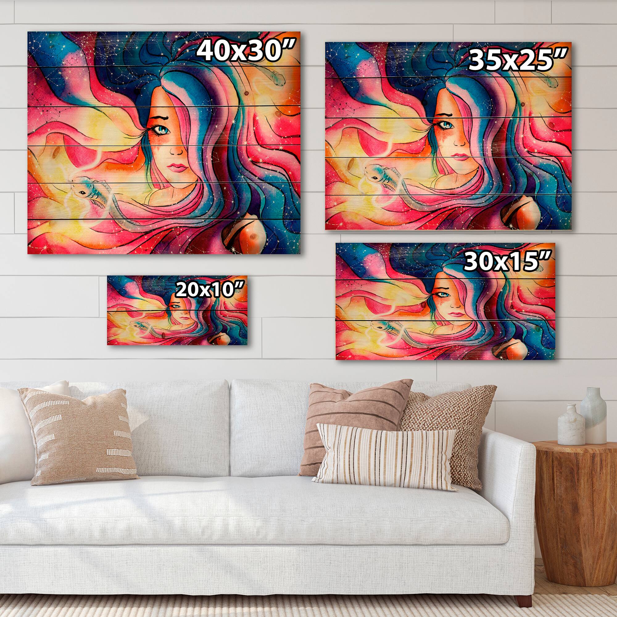 Designart - The Girl With The Glowing Hair